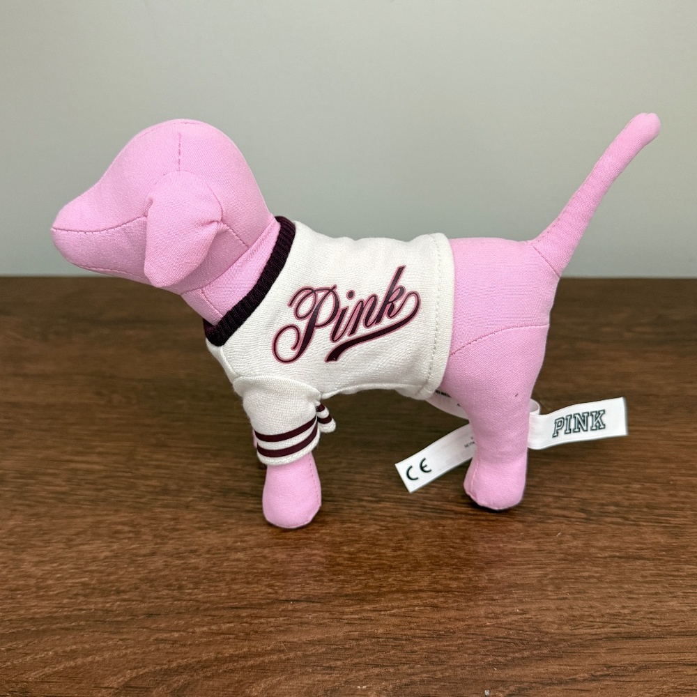 PINK Stuffed Mini Dog - NEW!